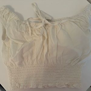 New With Tags brandy melville off the shoulder cropped blouse!!